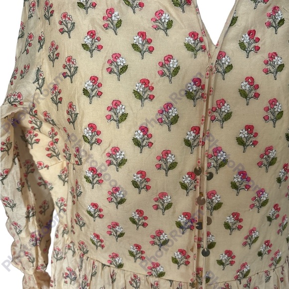 Sadya Fusion flowered maxi dress - Picture 2 of 6